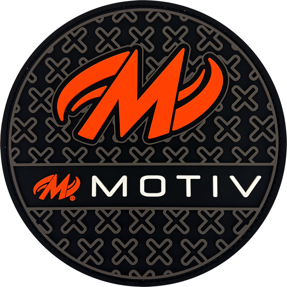 Motiv Bowling Grip Disk Shammy Black/Orange