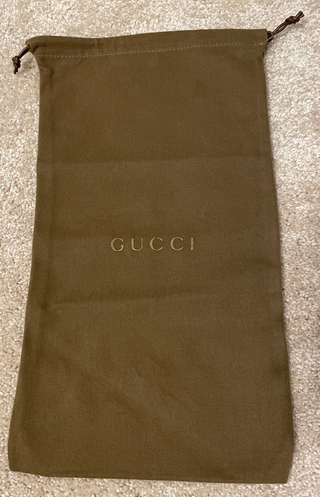 100% Authentic Thick Gucci Dust Bag 8.5” X 15”