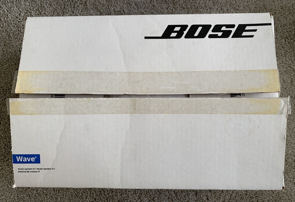 Bose Wave Music System IV | Complete In Box | Platinum Silver
