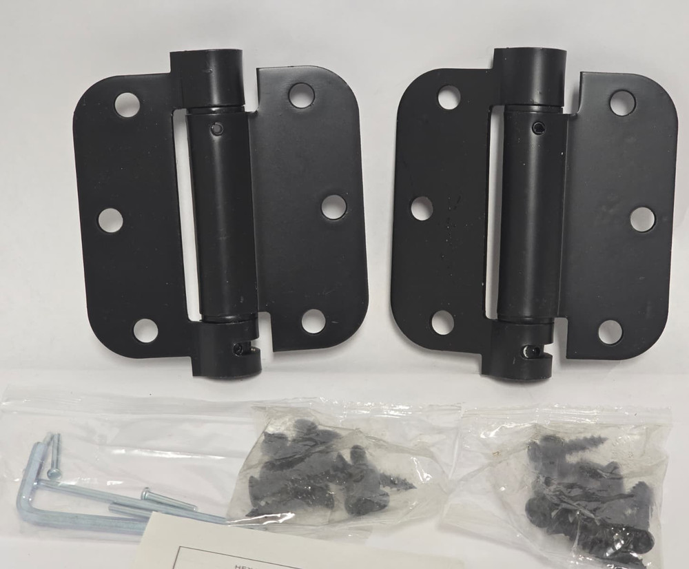 DOOR HINGS BLACK 3.5"- 2 PACK