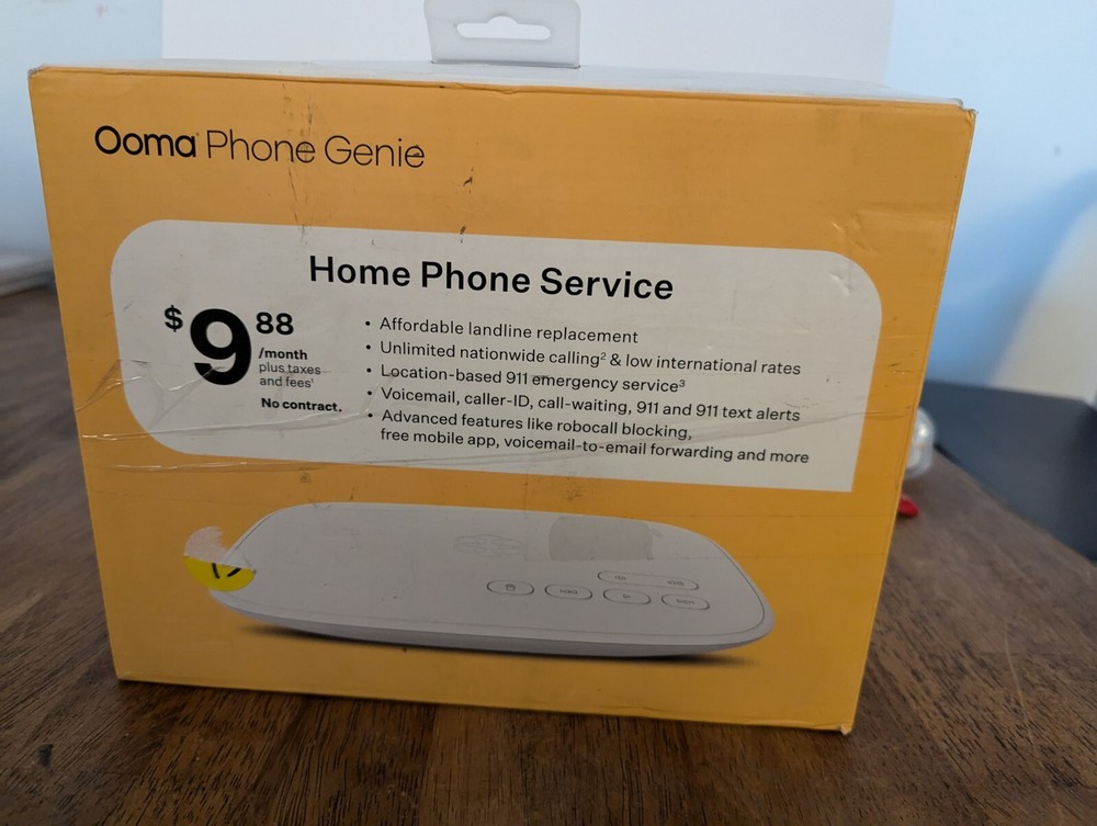 Ooma Phone Genie - Home Phone Service No Contract Advanced Calling Features