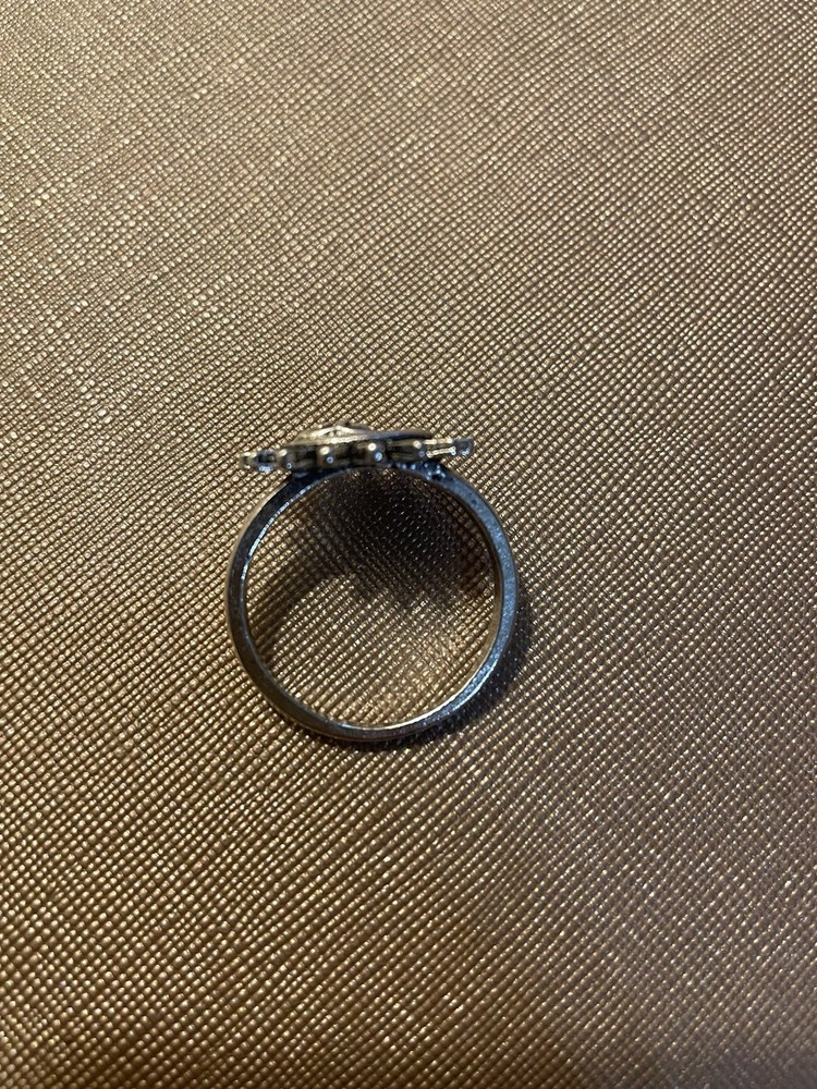 Eclipse Ring S11.5 Silver Toned