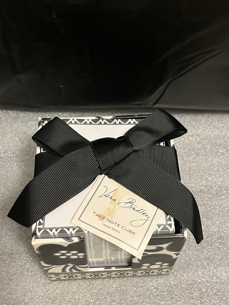 NWT Vera Bradley Take Note Cube~Night And Day