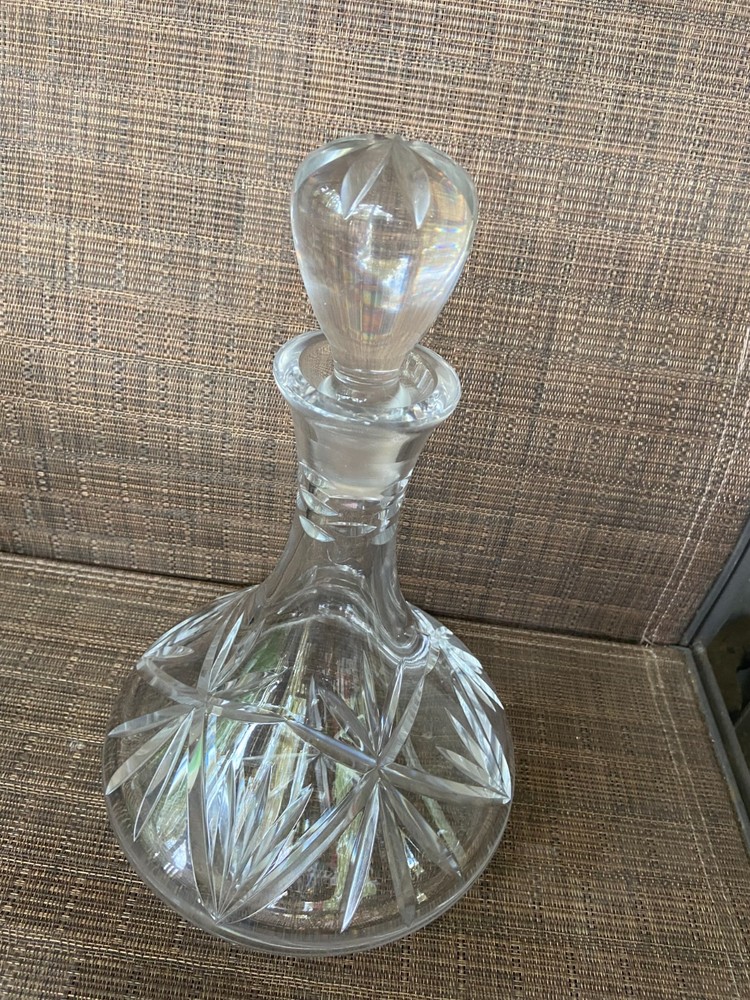 Cut Crystal Ships Decanter 12.25" Lenox ?