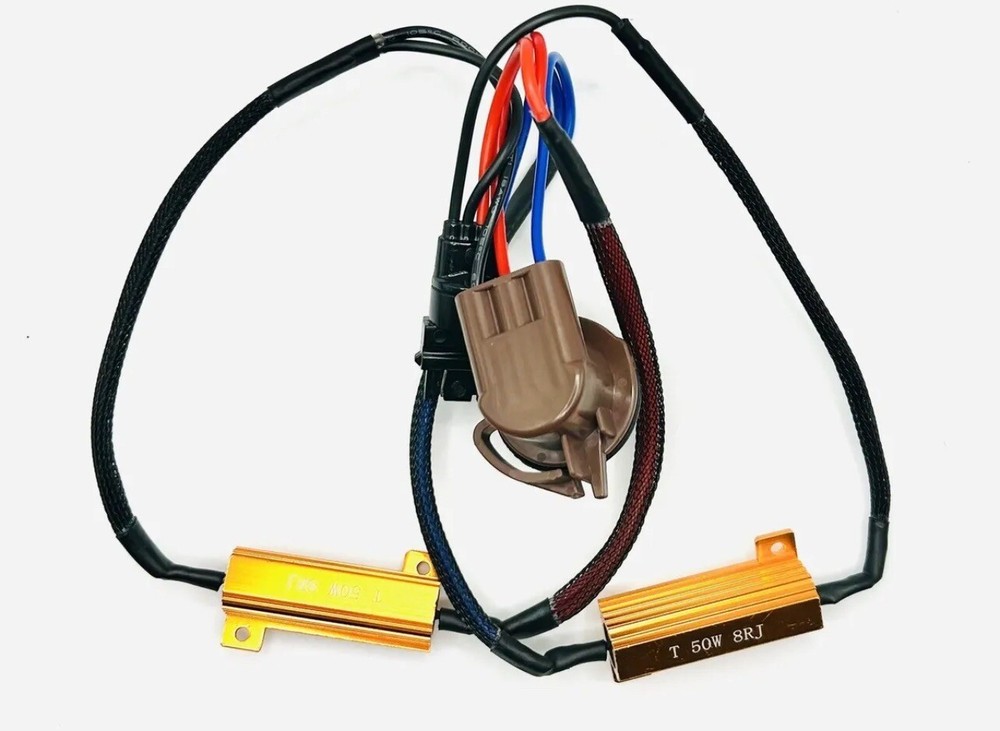 Error-Free Resistor Connector (T 50W8RJ ) for Hyper Flash Fix Wiring