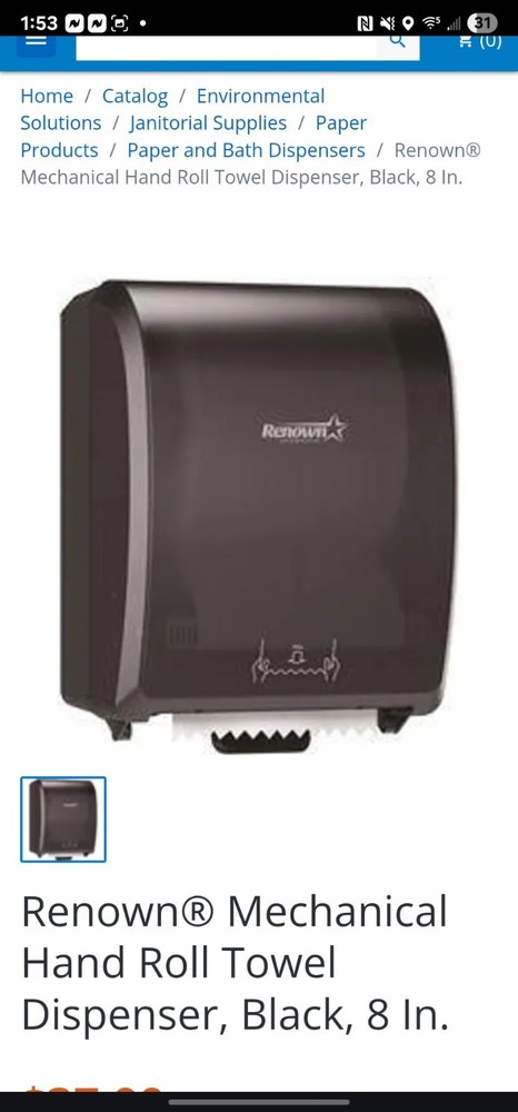 Automatic Paper Towel Dispenser $50 Includes Free Shipping.