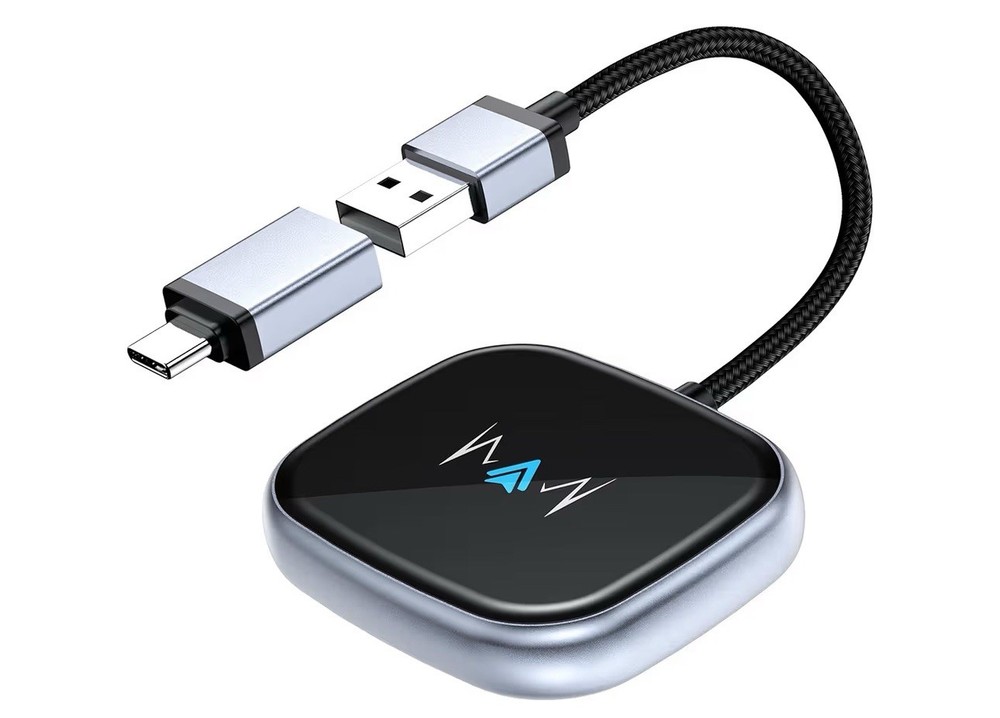 Android Auto Wireless Adapter, Wireless Carplay Adapter, Latest NFC Touchscreen