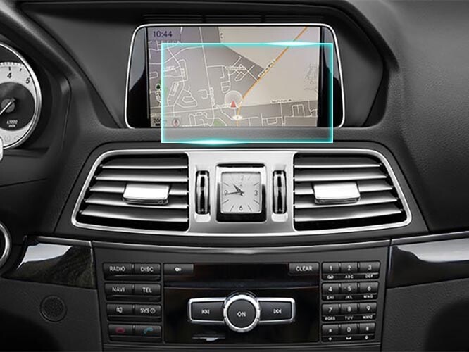 Crystal Clear Screen Protector for 2014 Mercedes Benz E350 Vehicle Navigation