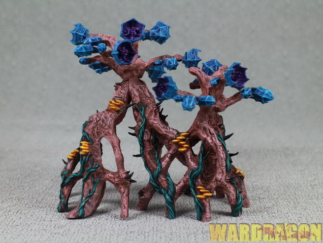 25mm Warhammer Scenery WDS painted Deathworld Forest a35