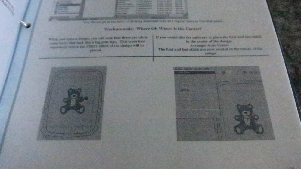 Workbook by Creative Sewing Sue Shrader Bernina Embroidery Software Version 3?
