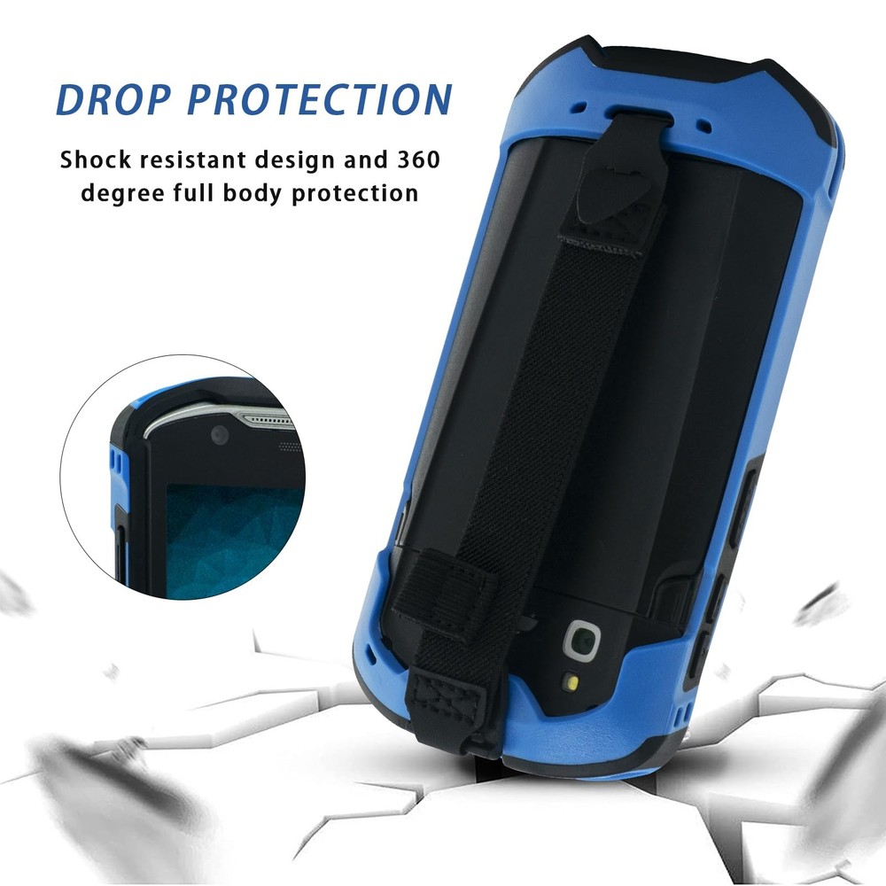 IYOUBOL Protective Cover Bumper Case Rugged Boot with Hand Strap for Blue