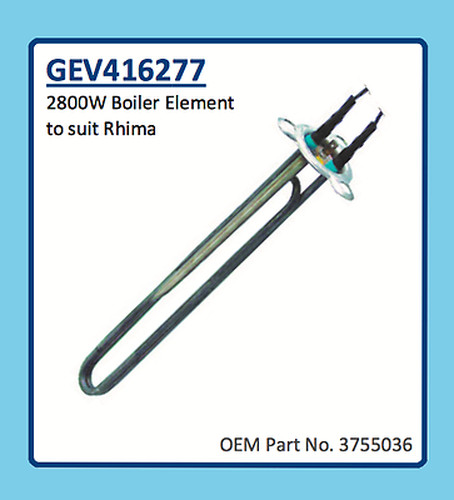 RHIMA BOILER ELEMENT 2800W GEV416277 3755036