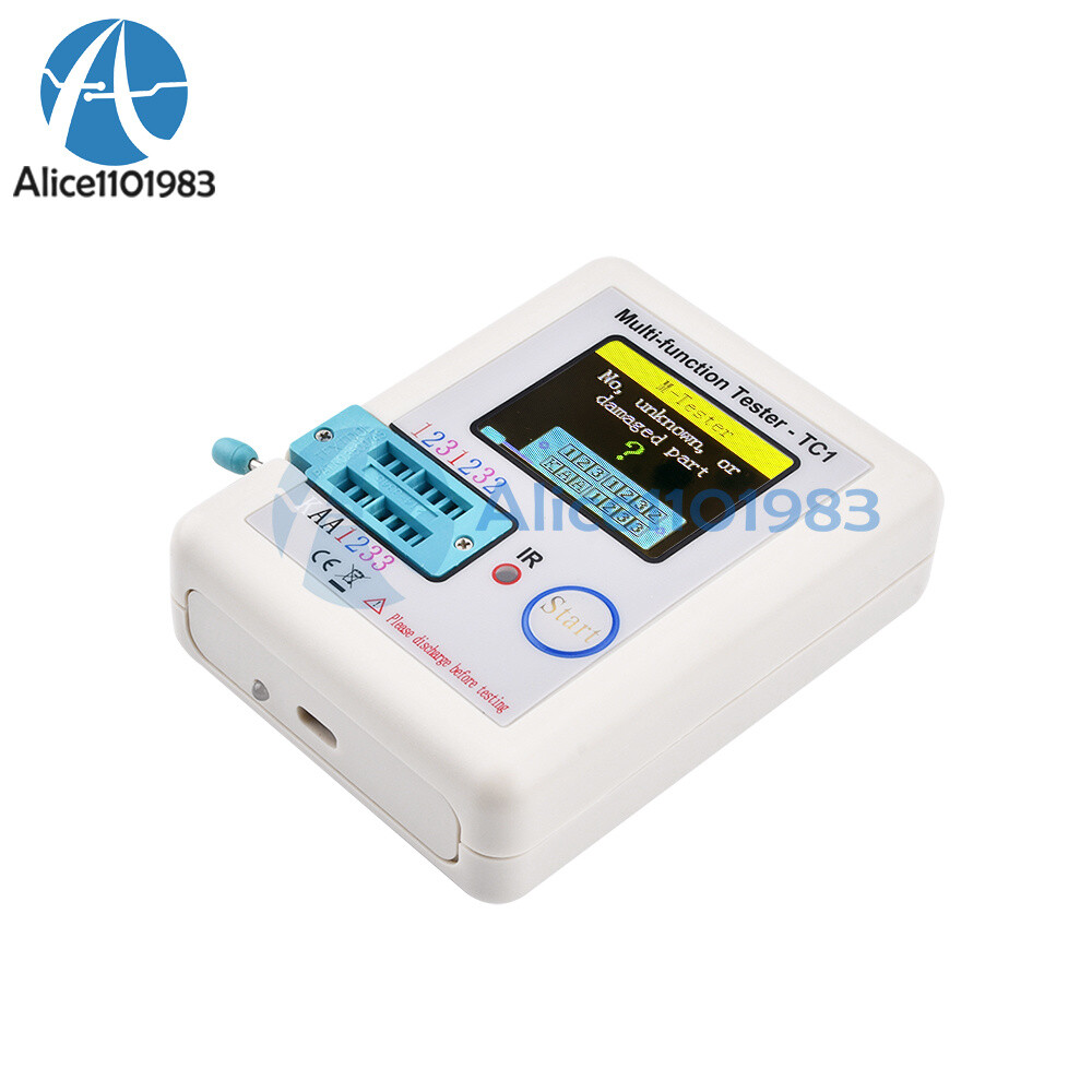 Transistor Meter Tester TFT Diode Triode Capacitance LCR-T6 TC1 NPN PNP MOSFET