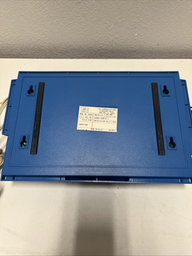 TiE Mod Key 16 Blue Wall Mount Control Panel Phone System MOD-KEY-16 60006 Works