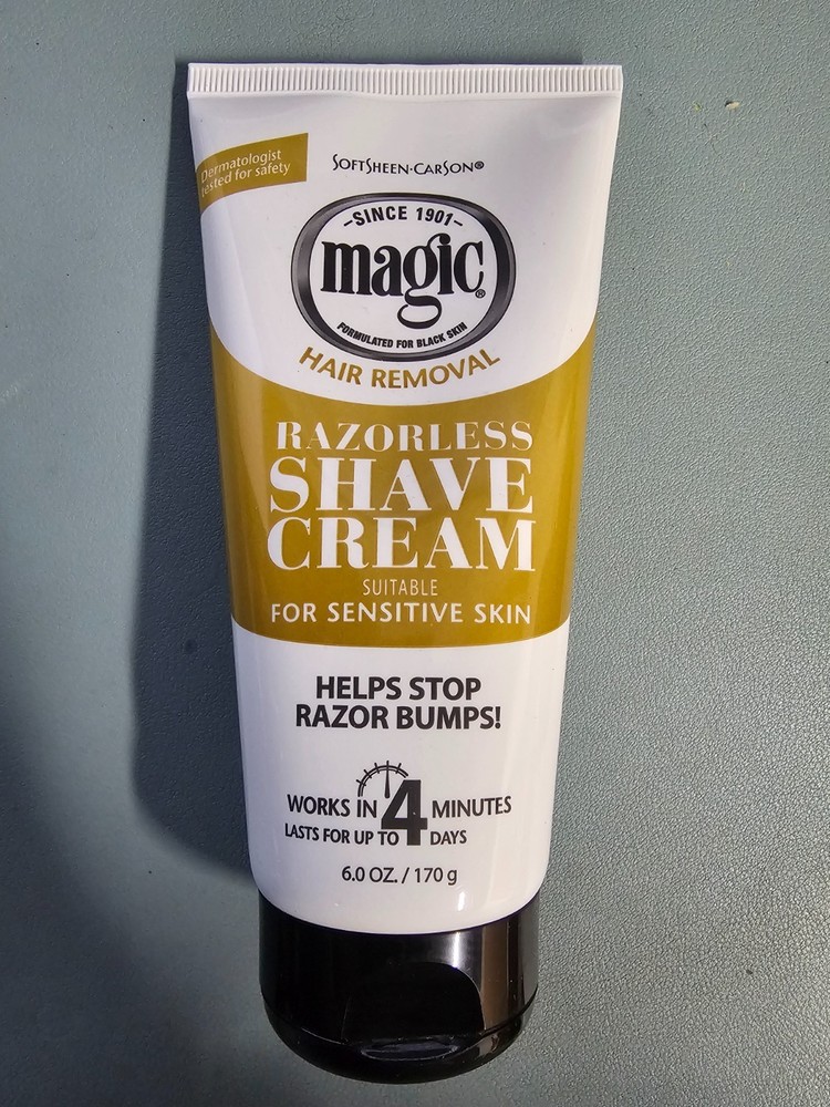 Magic Carson Smooth Razorless Shaving Cream 6 oz
