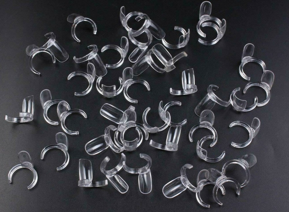 Nail Polish Practice Display Chart False Nail Art Tips Sticks/Rings - Jargod