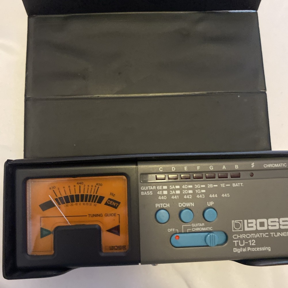 Boss Chromatic Tuner TU-12 Digital Processing Multi Instrument Tuner