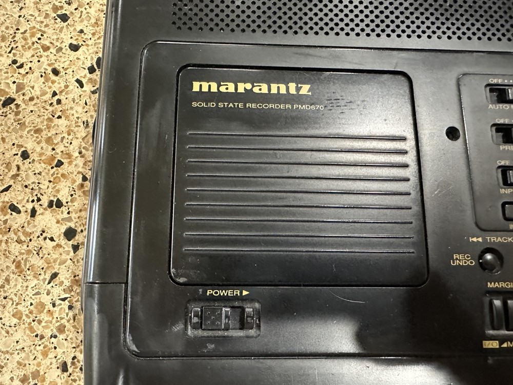 Marantz PMD670 Professional Solid State Recorder - Tested Working - US Seller