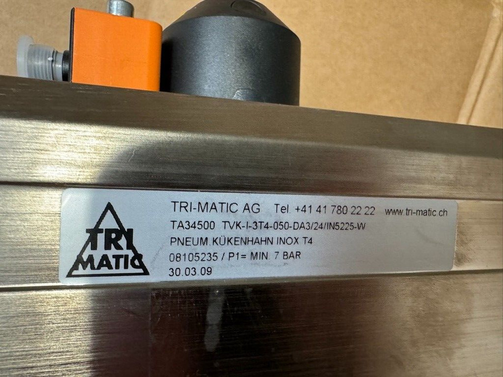 TRI-MATIC, Pneumatically driven AZ 3-way ball valve, (TA34500)