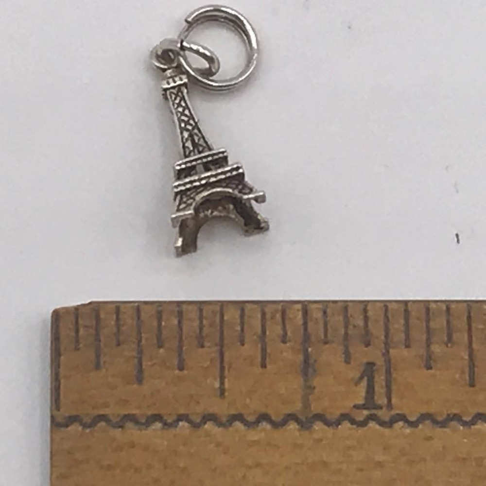 Eiffel Tower Silver Tone Charm