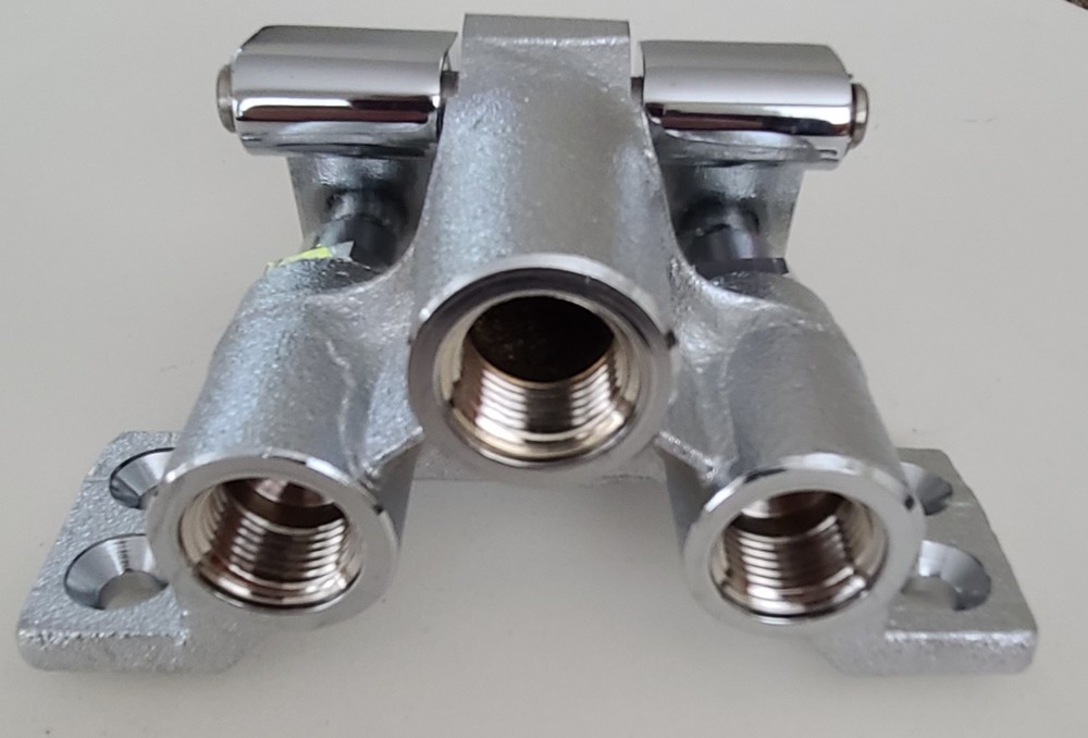 Krowne Brass Double Foot Pedal