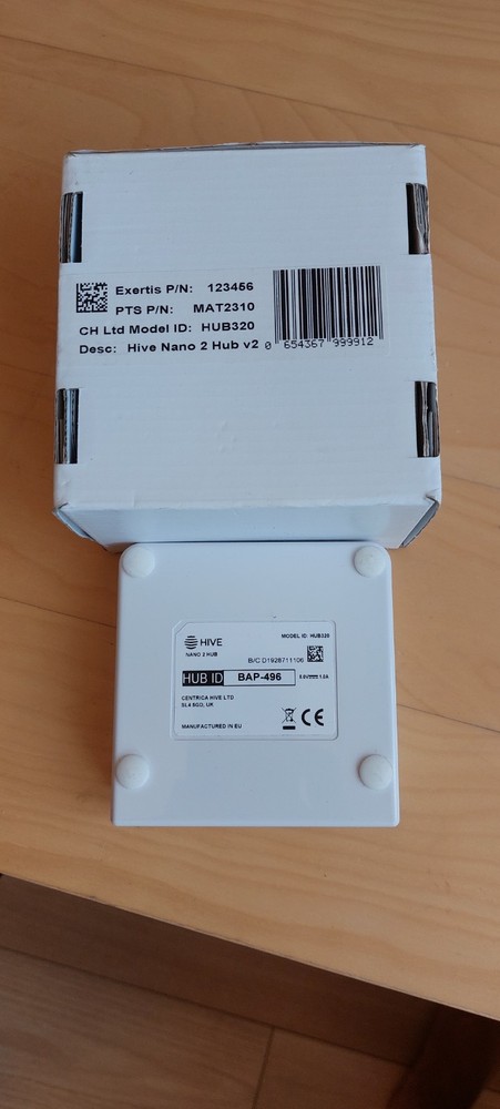 HIVE control unit hub for smart home automation