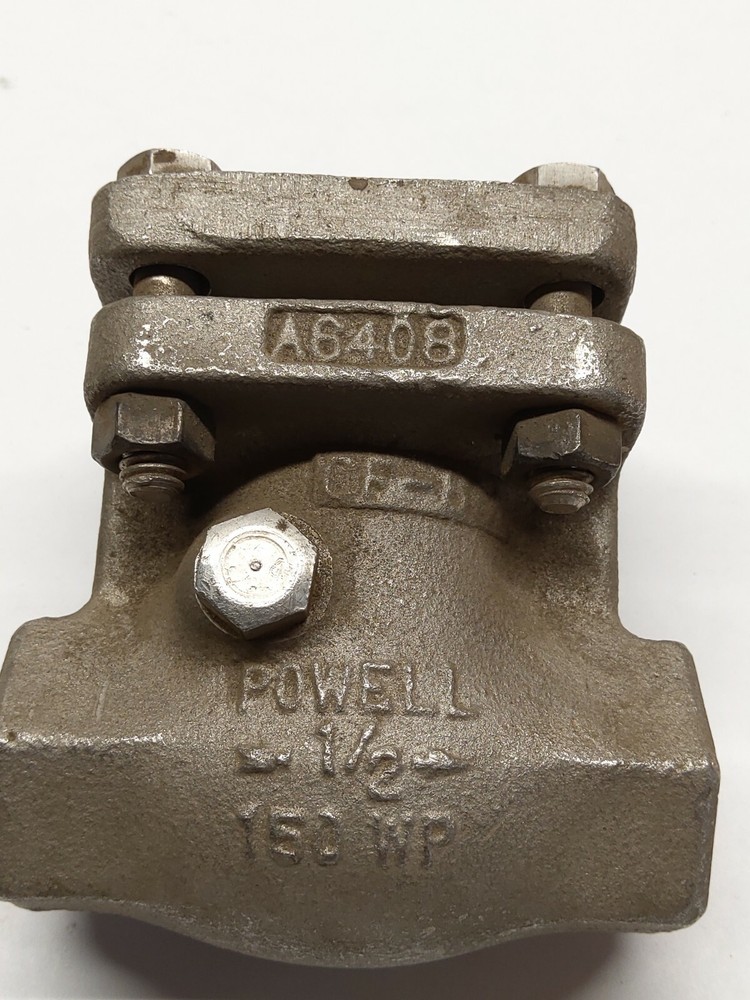 POWELL STAINLESS CHECK VALVE 150 WP 1/2"NPT (NOS)