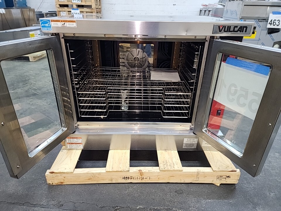 5591 Lite Use Vulcan Full Size Electric Convection Oven Legs, Programable VC4EC