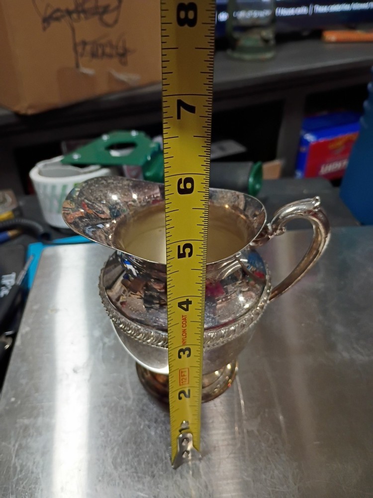 Vintage Silver Plated Pitcher 5" X 2 3/4"