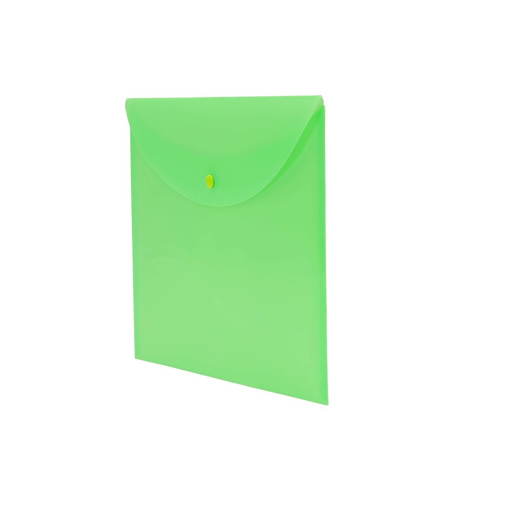 Smead 10 Pack Green Project Envelopes Snap Closure Document Organizers