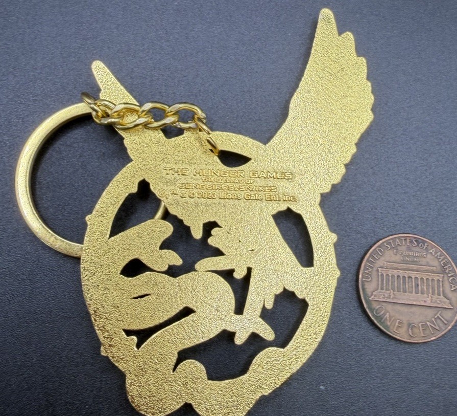 Hunger Games Golden Key Chain