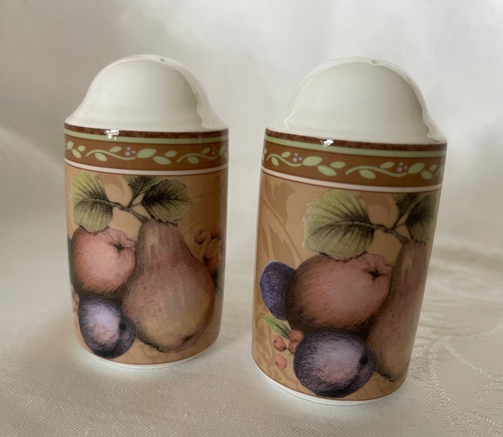 Retired! Fitz & Floyd Classics - TUSCANY - Salt & Pepper Set