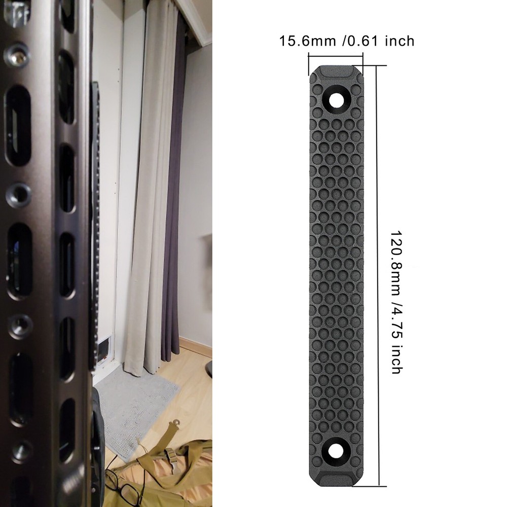 4Pc M-LOK rail Protection MLOK Rail Protector Cover Panel For MLOK System