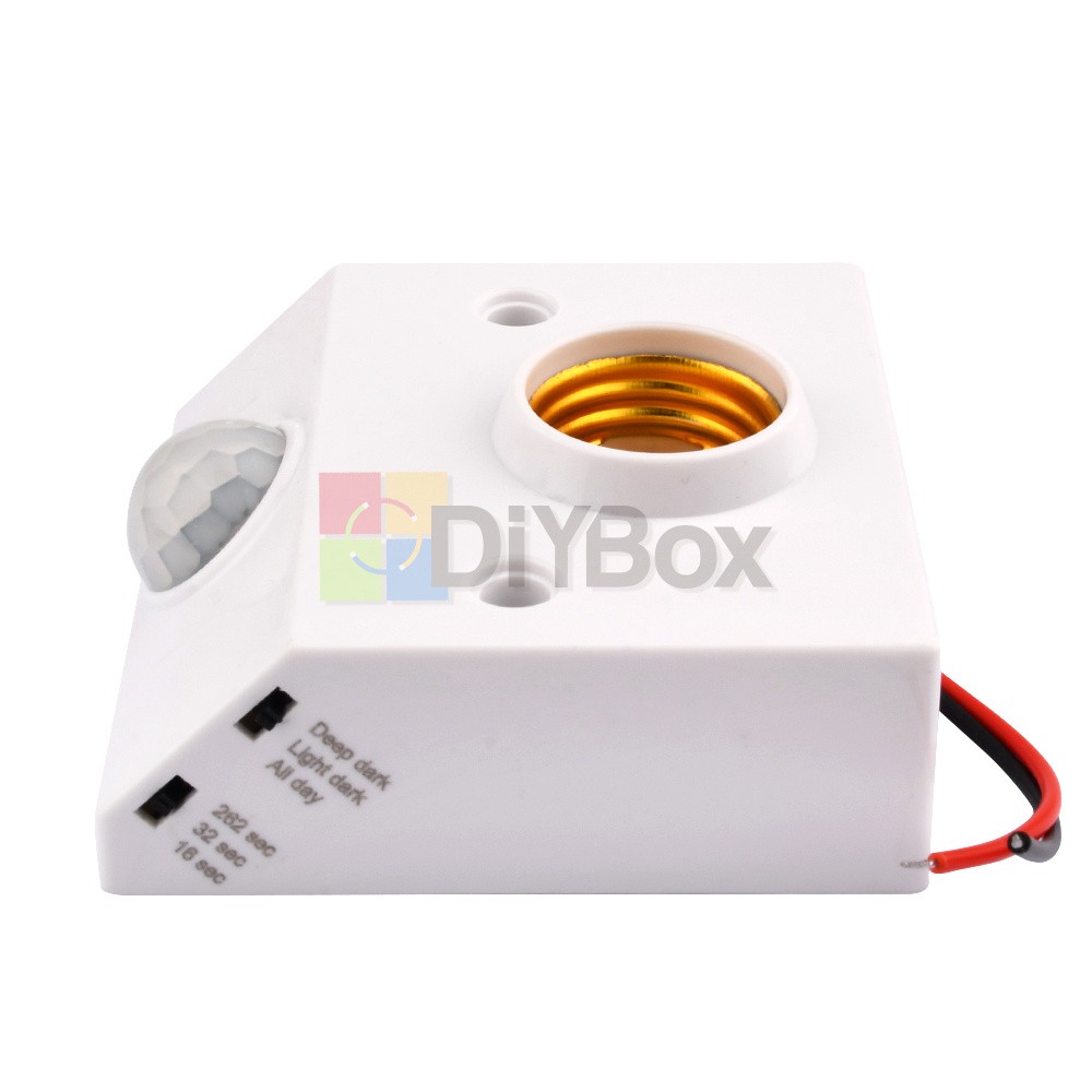 1-10PCS Light Bulb Lamp Base Holder E27 86 Motion Sensor Light Socket AC110-240V
