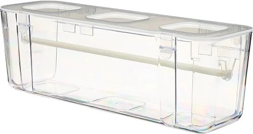 Deflecto Ribbon Dispenser, Clear