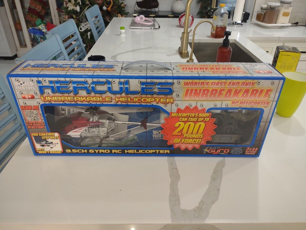 World Tech Toys Hercules Unbreakable 3.5CH Remote Control Helicopter