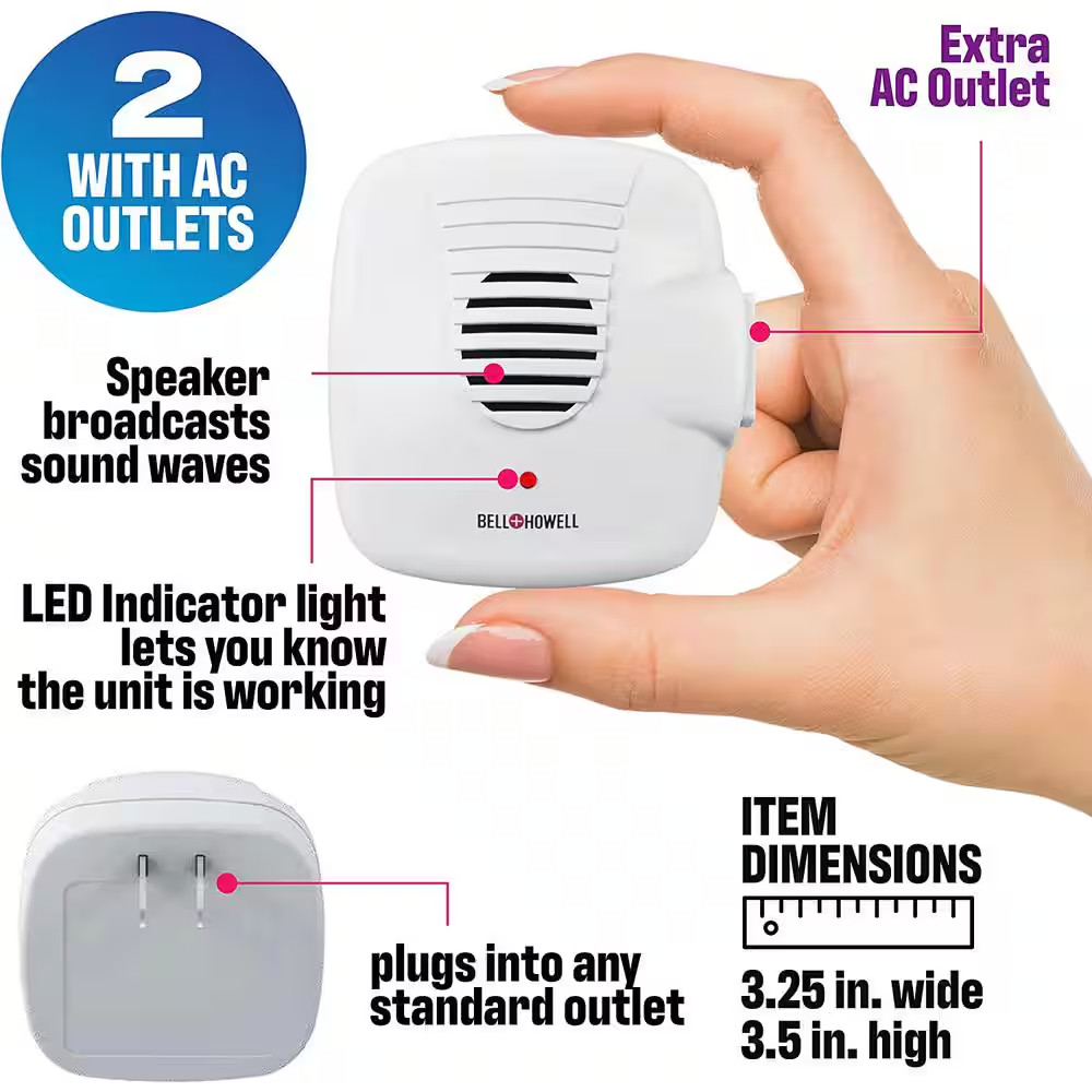Multi Ultra-Sonic Pest Repellers Complete Home Kit (10-Pack)