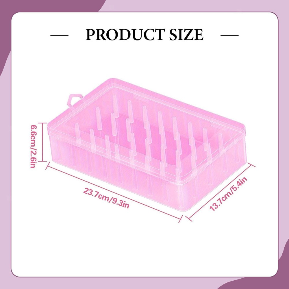 Sewing Thread Storage Box Bobbins Storage Case Accessories Multipurpose Portable