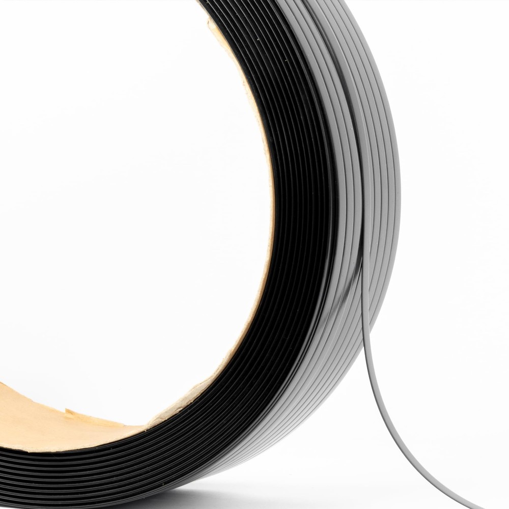 U.S. Solid 1/2" x 0.02" x 2952ft Polyester PET Strapping Black