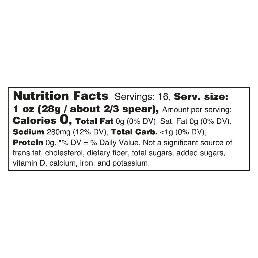 (6 pack) Kosher Spears Dill Pickle Fresh Pack, 24 fl oz Jar