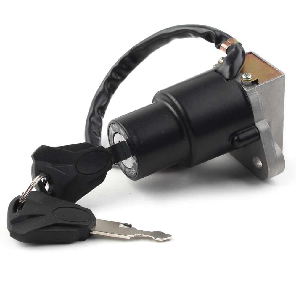 Front Ignition Switch Lock Keys 3 pin For Yamaha XT250 XT550 XT600 Durability