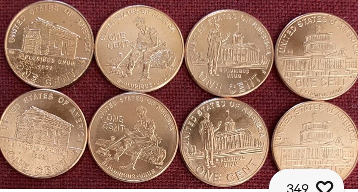 2009 Lincoln Bicentennial Small Cent Uncirculated Set - 4 Reverse Designs