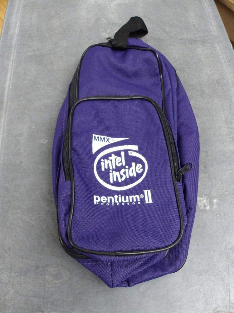 Vintage Intel Inside MMX Pentium II Golf/Accessory Bag