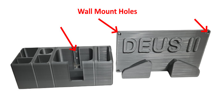 Xp Deus II Organiser Box With Coil Wall Holder