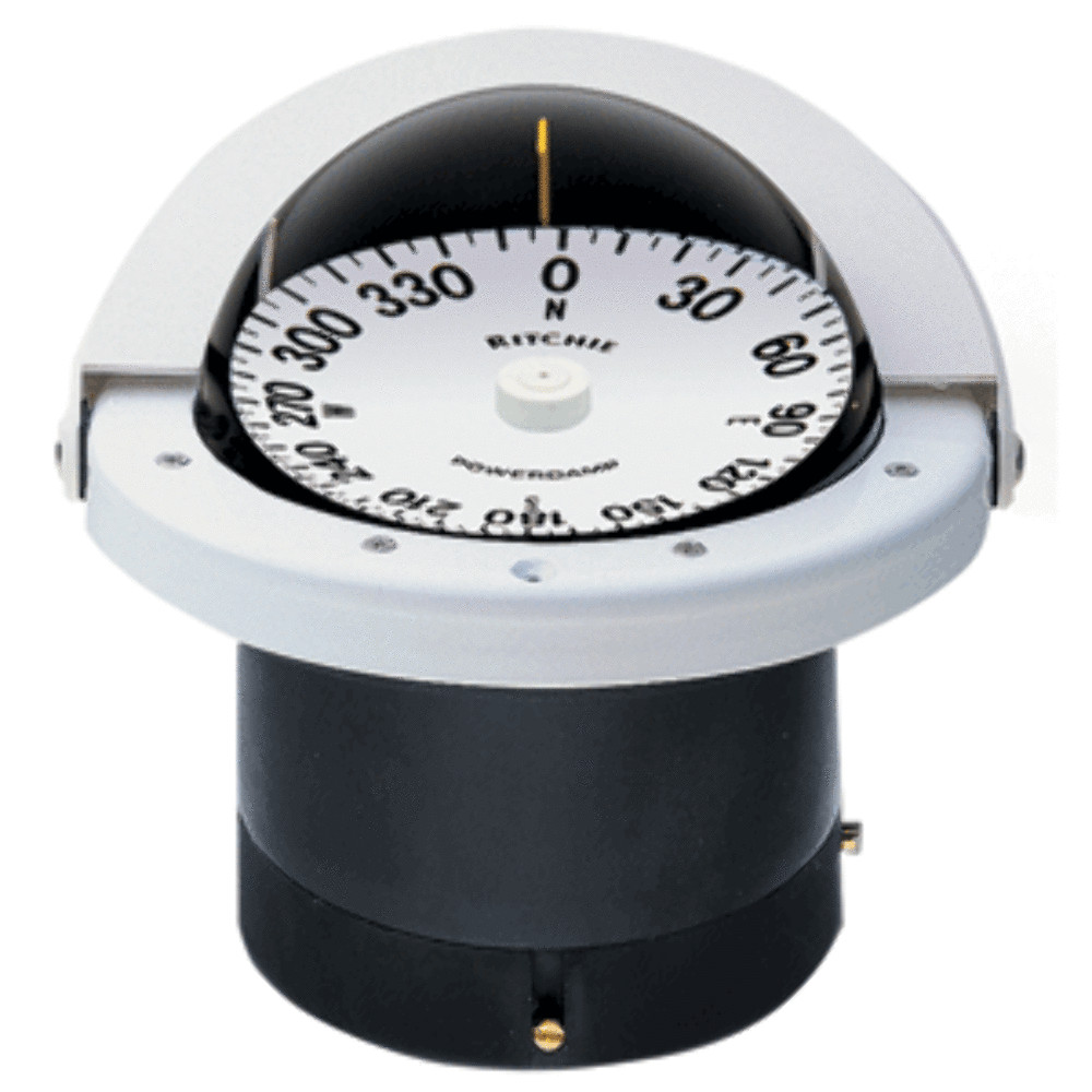 Ritchie FN-201W Navigator Compass Flush Mount White Boat Sailboat