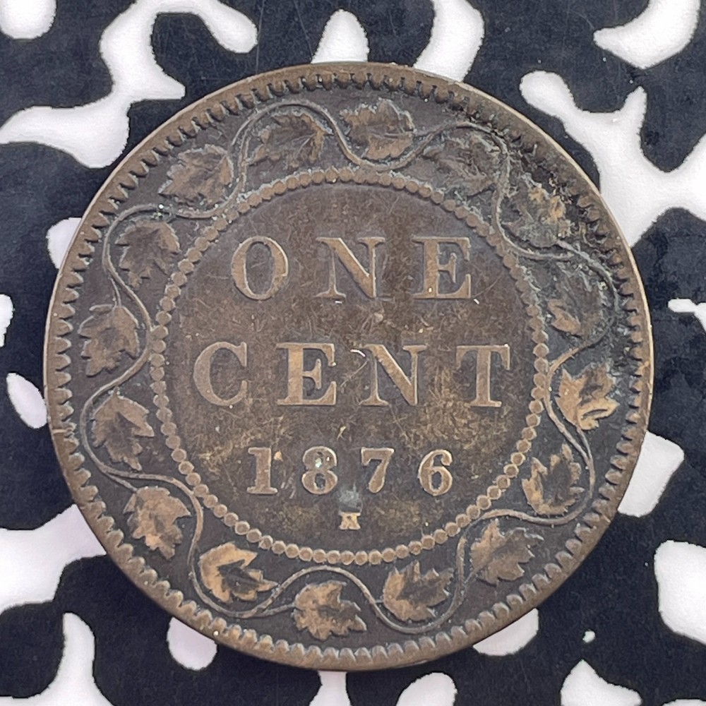 1876-H Canada Large Cent Lot#C8005