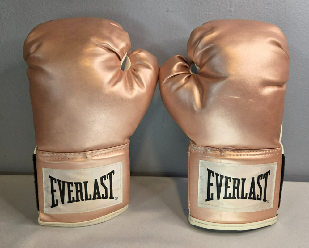Everlast 12 oz Training Gloves Pink/White