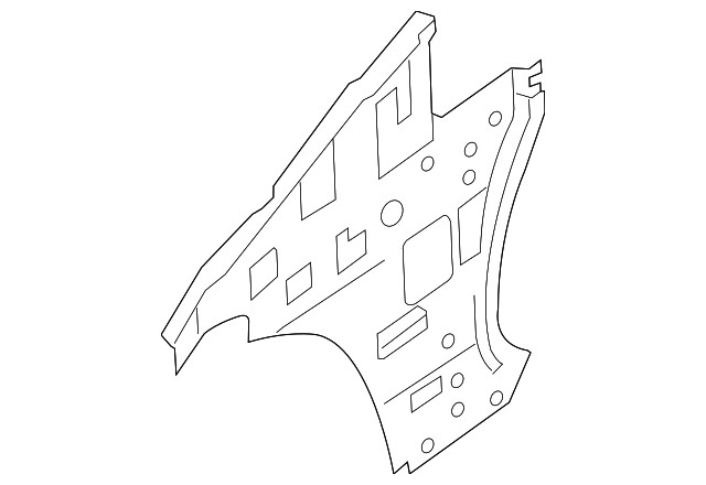 Genuine Nissan Side Panel F7600-9DDAA