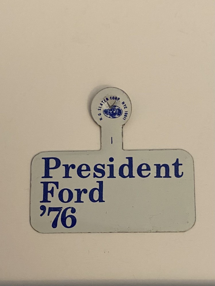 President Ford ‘76 Tab Fold Over Button P125