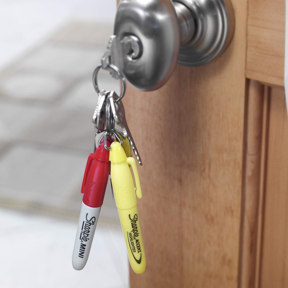 Sharpie Mini Permanent Markers, Fine Point, Assorted Colors, 4 Count